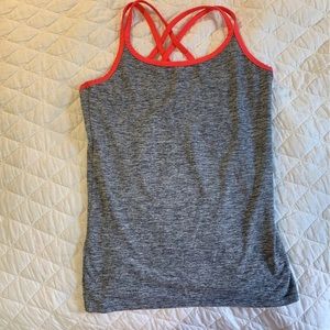 Racerback athletic tank top